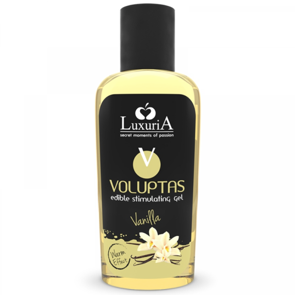 INTIMATELINE LUXURIA - VOLUPTAS GEL MASAJE COMESTIBLE EFECTO CALOR - VAINILLA 100 ML