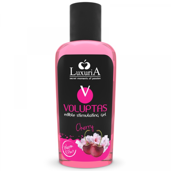 INTIMATELINE LUXURIA - VOLUPTAS GEL MASAJE COMESTIBLE EFECTO CALOR - CEREZA 100 ML