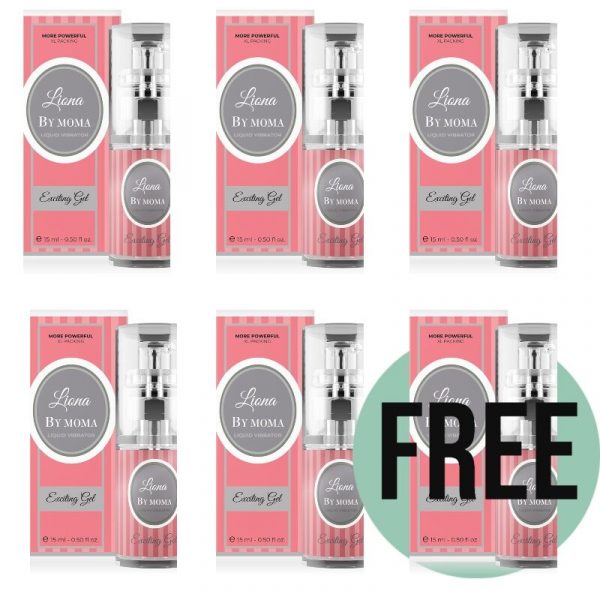 LIONA BY MOMA - VIBRADOR LIQUIDO EXCITING GEL 15 ML 5+1 GRATIS