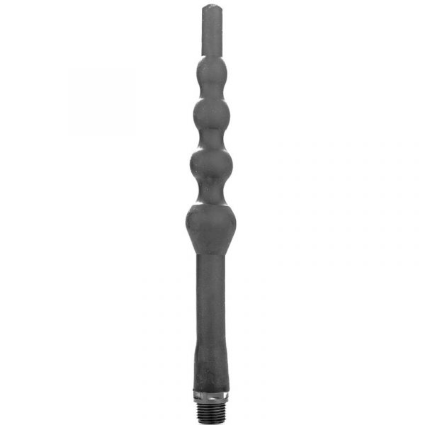 ALL BLACK - BEADED DUCHA ANAL SILICONA 27 CM
