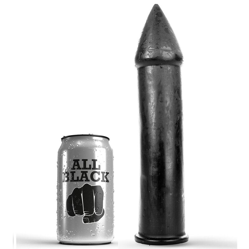 img_110118_1395837b8619521a4894720df654fdf6_1.jpg ALL BLACK - DILDO 24 CM - Imagen 1