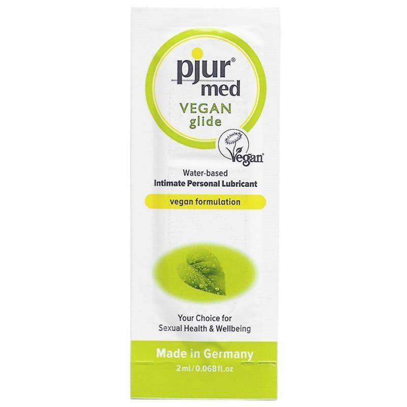 img_116513_514d6c918219c1ad99b815f929ec7297_1.jpg PJUR - MED VEGAN GLIDE LUBRICANTE BASE AGUA 2 ML - Imagen 1