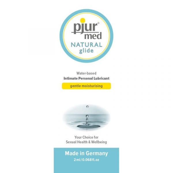 PJUR - MED NATURAL LUBRICANTE BASE AGUA 2 ML