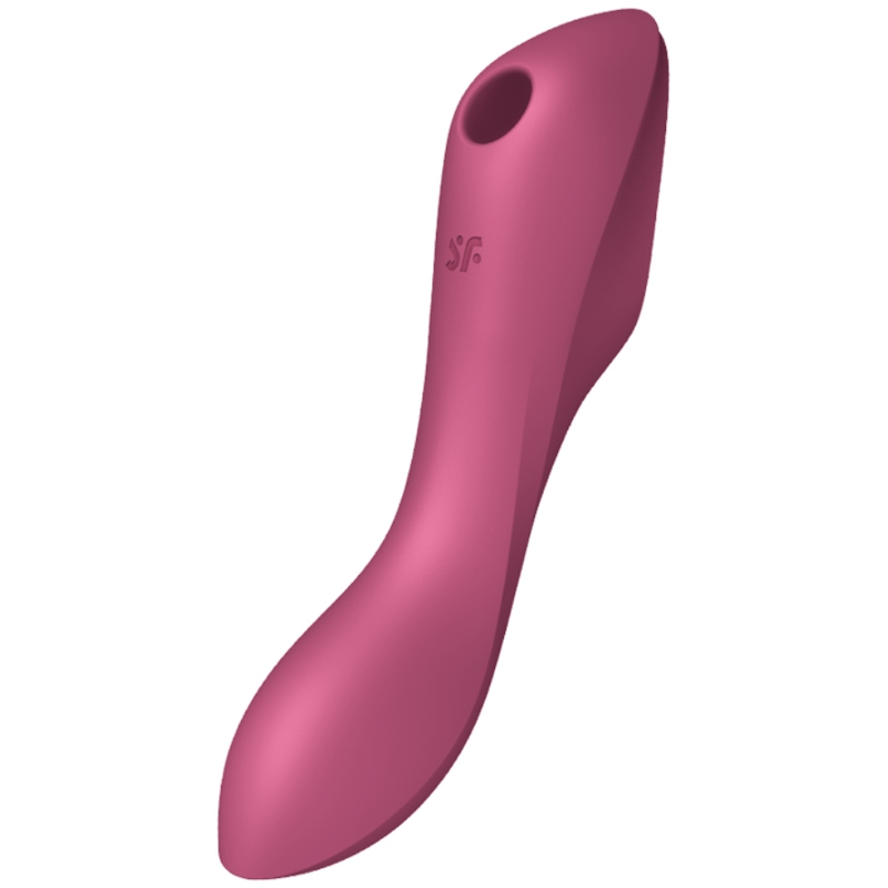 img_120876_af4ba6cf91c003fe1e0f2e153224447c_1.png SATISFYER - CURVY TRINITY 3 AIR PULSE VIBRATOR RED - Imagen 1