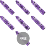 CUSTOM BULLETS - RECHARGEABLE SNAKE PURPLE MAGNETIC 10 INTENSITIES 6 + 1 FREE
