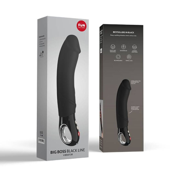 Caja de vibrador negro Fun Factory