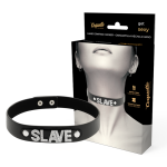 COQUETTE CHIC DESIRE - SLAVE VEGAN LEATHER CHOKER