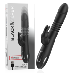 BLACKSILVER - KENJI UP  DOWN RABBIT VIBRATOR + WATCHME REMOTE CONTROL