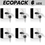 ECOPACK 6 UNITS - INTENSE FRY TRANSPARENT VIBRATOR RING
