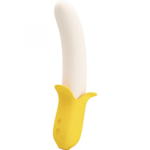PRETTY LOVE - BANANA GEEK SUPER POWER 7 VIBRACIONES UPDOWN SILICONA NEGRO