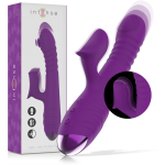 INTENSE - IGGY MULTIFUNCTION RECHARGEABLE VIBRATOR UP  DOWN WITH CLITORAL STIMULATOR PURPLE