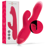 INTENSE - DUA MULTIFUNCTION RECHARGEABLE UP  DOWN VIBRATOR WITH RED TONGUE