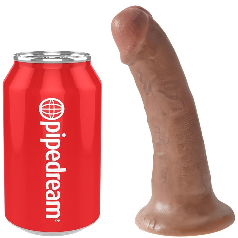 img_155180_a1c30b2ac6f6a6ba70d42d1af4a430bf_1.jpg KING COCK - REALISTIC PENIS 15 CM CARAMEL - Imagen 5