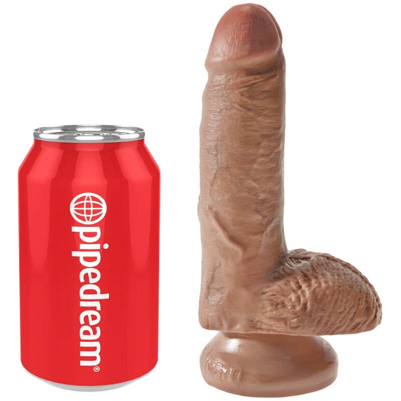 img_155221_687c0d3c604bc18b87ed949f182f7211_1.jpg KING COCK - REALISTIC PENIS WITH BALLS 13.2 CM CARAMEL - Imagen 5