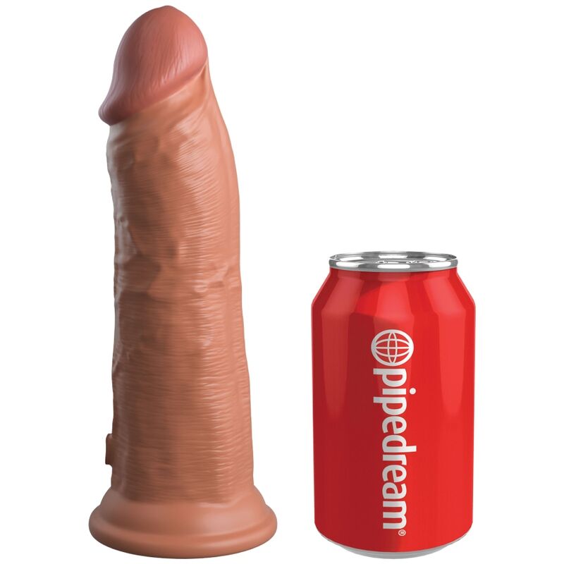 img_156133_fd687b0d9932417d4bf25a168c511ba7_1.jpg KING COCK - ÉLITE DILDO REALÍSTICO SILICONA 20.3 CM CARAMELO - Imagen 1
