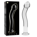 NEBULA SERIES BY IBIZA - MODELO 18 DILDO CRISTAL TRANSPARENTE 18.5 CM -O- 3.5 CM