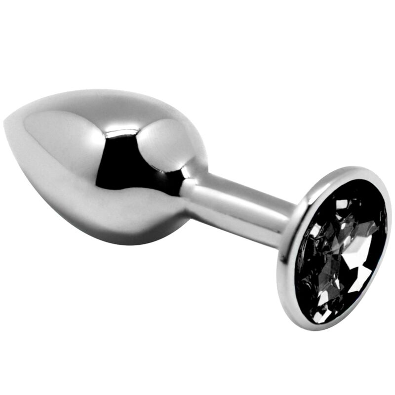 img_158846_be77b836534f5f17658abac7fdf38615_1.jpg ALIVE - ANAL PLEASURE MINI PLUG METAL NEGRO TALLA S - Imagen 1