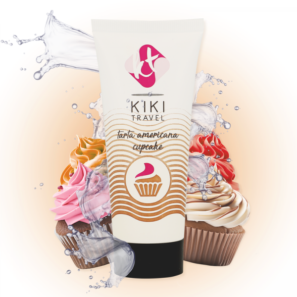 KIKÍ TRAVEL - GEL DESLIZANTE SABOR A TARTA AMERICANA CUPCAKE 50 ML