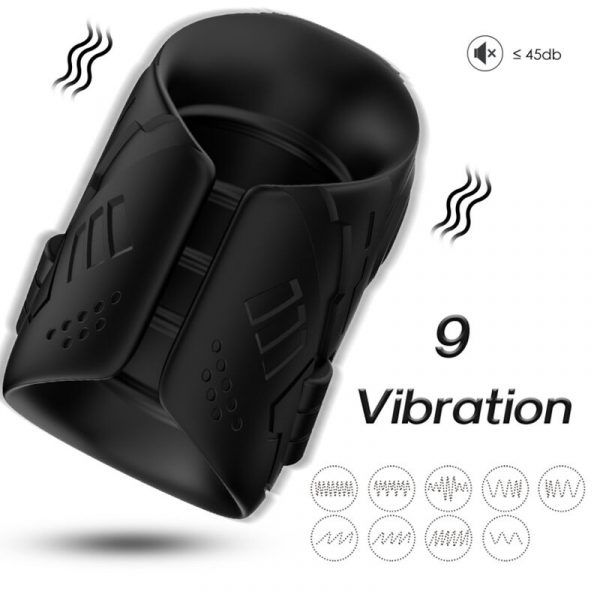 ARMONY - MASTURBATOR VIBRADOR NEGRO