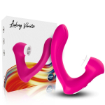 ARMONY - SECRETKISS LICKING VIBRATING CLIT  VIBRATOR CURVED FUCHSIA