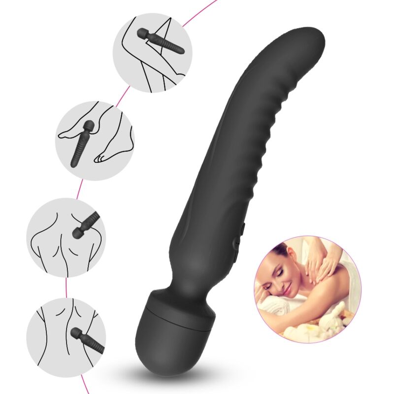 img_163702_d6e01a04b81859ff2bf2817fa42a3f86_1.jpg ARMONY - MISSION MASSAGER VIBRATOR HEAT EFFECT BLACK - Imagen 1
