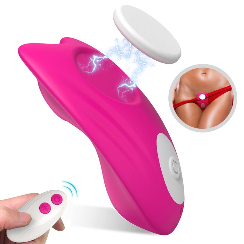 img_163811_bbafb17ee57a17a582bb8214ce45d08a_1.jpg ARMONY - BUTTERFLY PANTIES VIBRADOR CONTROL REMOTO ROSA - Imagen 1