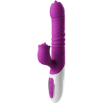 ARMONY - DOUBLE TONGUE VIBRATOR  THRUSTING VIOLET HEAT EFFECT