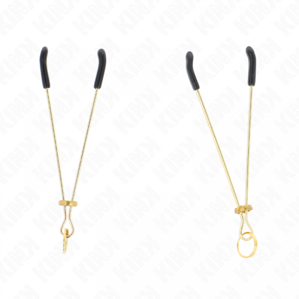 KINK - PINZAS PARA PEZONES FINA DORADO 7 CM