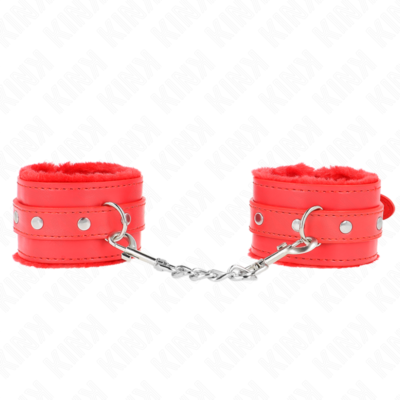 img_189379_2860634d91d641ced1c0aa83c62e7e98_1.png KINK - MUÑEQUERAS FORRADAS PREMIUM ROJO CON CORREA ROJO AJUSTABLE 17-29 CM X 6 CM - Imagen 1