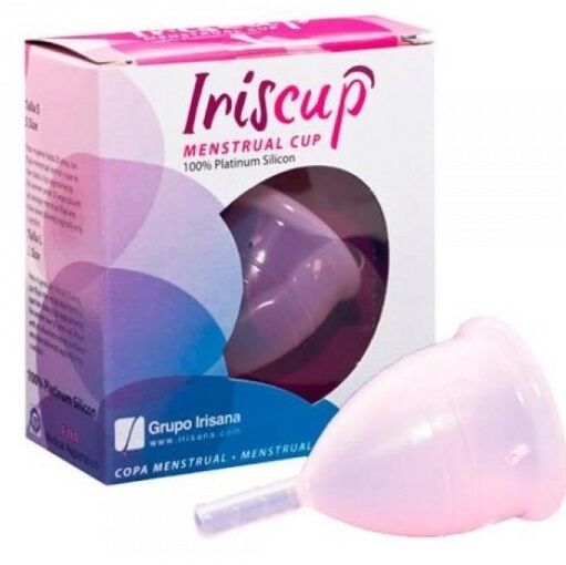 img_19029_0bc0703254bfdb0ca013f0781a15ea32_1.jpg IRISCUP - LARGE PINK MONTH CUP + FREE STERILIZER BAG - Imagen 1