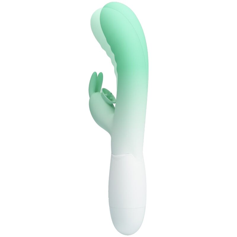 img_198419_1f7482224f72c725cab9aa9b38d2dc1a_1.jpg PRETTY LOVE - CERBERUS RABBIT VIBRATOR 3O VIBRATIONS GREEN - Image 1
