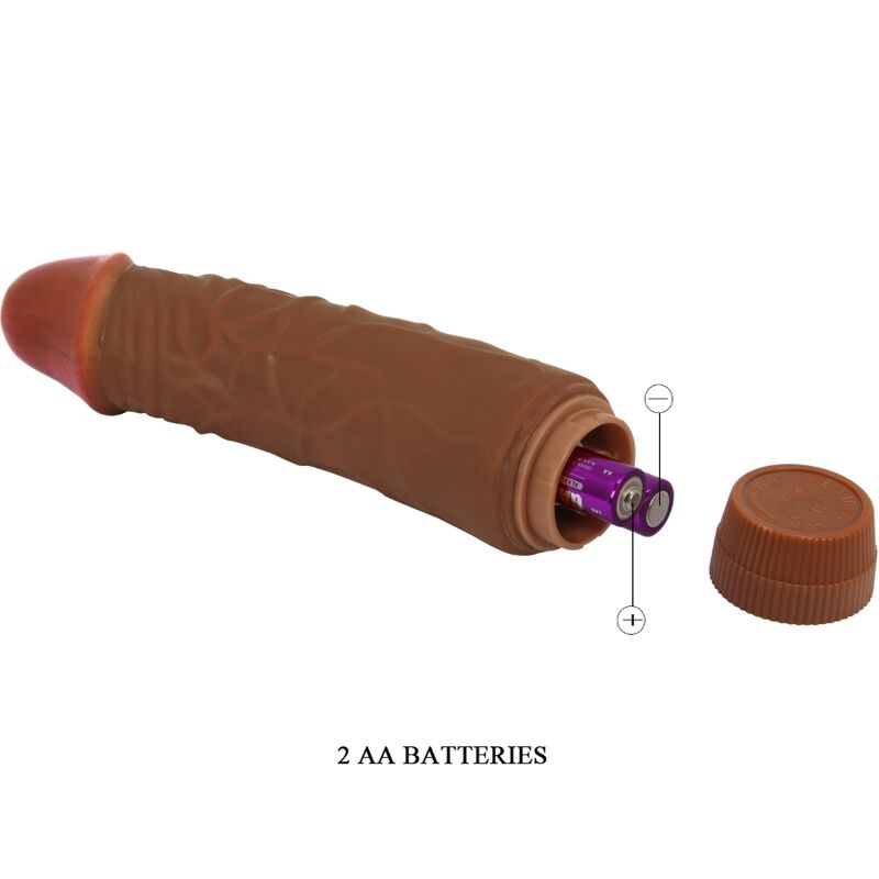 img_198679_5218bf15b9ebd9c6c9d165b3358d7388_1.jpg BAILE - JEFF REALISTIC VIBRATOR 19.5 CM MULATTO - Imagen 4