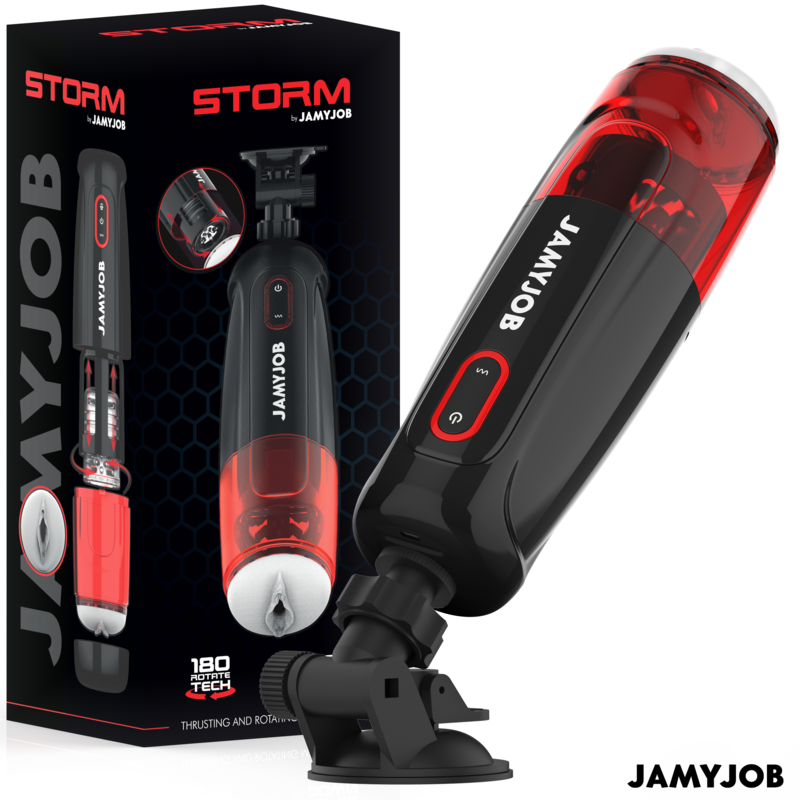 img_199413_7938c0597194a3696afe8418f50187bd_1.png JAMYJOB - STORM AUTOMATIC VAGINA MASTURBATOR 10 ROTATION AND THRUST MODES - Image 1