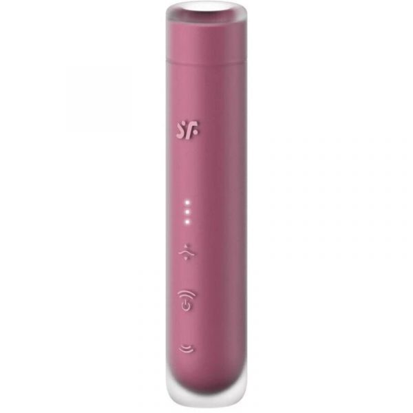 SATISFYER - FIRST KISS ESTIMULADOR CLÍTORIS POR ONDAS GRANATE