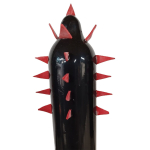 CONDOMERIE - HANDPAINTED NOVELTY CONDOMS BLACK CACTUS XL