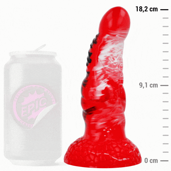 EPIC - AGNIS DILDO FUEGO CARMESÍ