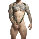 MOB - DNGEON GREEN STRAIGHT BACK HARNESS ONE SIZE