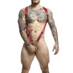 MOB - DNGEON RED STRAIGHT BACK HARNESS ONE SIZE