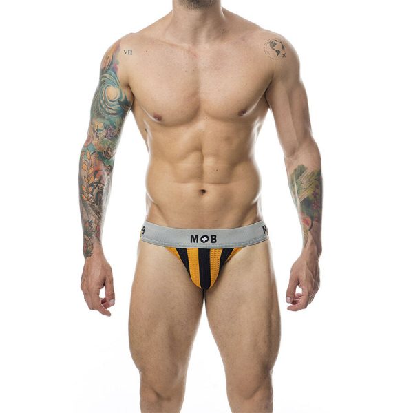 MOB - JOCK CLASICO STRIPE NARANJA TALLA L