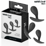 ADDICTED TOYS - SET OF 3 ANAL PLUG SILICONE MODEL 3