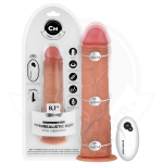 COCK MILLER - REALISTIC DILDO WITH SUCTION CUP AND REMOTE CONTROL VIBRATION 20.5 CM