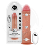 COCK MILLER - REALISTIC DILDO WITH SUCTION CUP AND VIBRATION WITH REMOTE CONTROL 21.5 CM