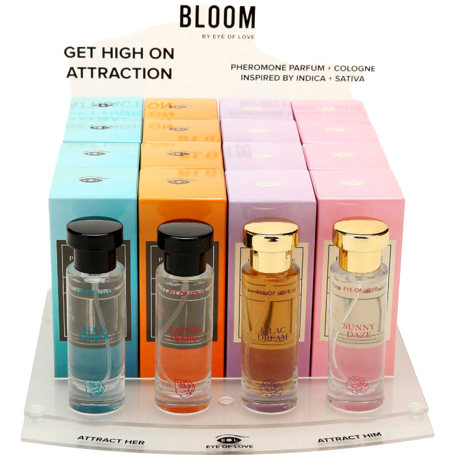 img_212597_4ae4ebf2b63af313ef033a0cbded873c_1.jpg EYE OF LOVE - BLOOM DISPLAY 4X4 PERFUMES 30 ML - Imagen 1