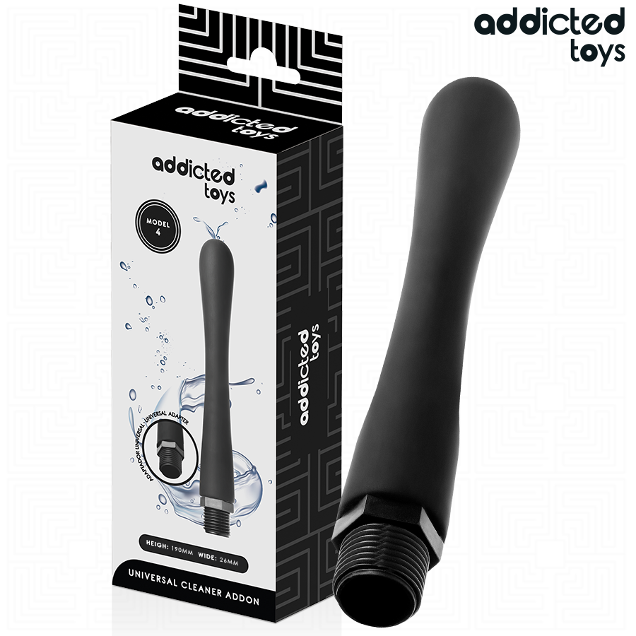 img_213672_5bb395caa9ceb9a36a64c489267374b6_1.png ADDICTED TOYS - LIMPIADOR ANAL CON ADAPTADOR UNIVERSAL MODELO 4 - Imagen 1