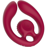 SNAIL VIBE - GIZI DUO COUPLES STIMULATOR REMOTE CONTROL BURGUNDY