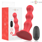 INTENSE - CODY VIBRATOR WITH SUCTION CUP RED REMOTE CONTROL