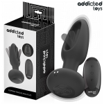 ADDICTED TOYS - ANAL PLUG WITH VIBRATING TONGUE AND REMOTE CONTROL