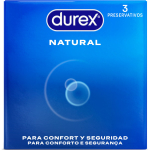 DUREX - NATURAL CONDOMS 3 UNITS