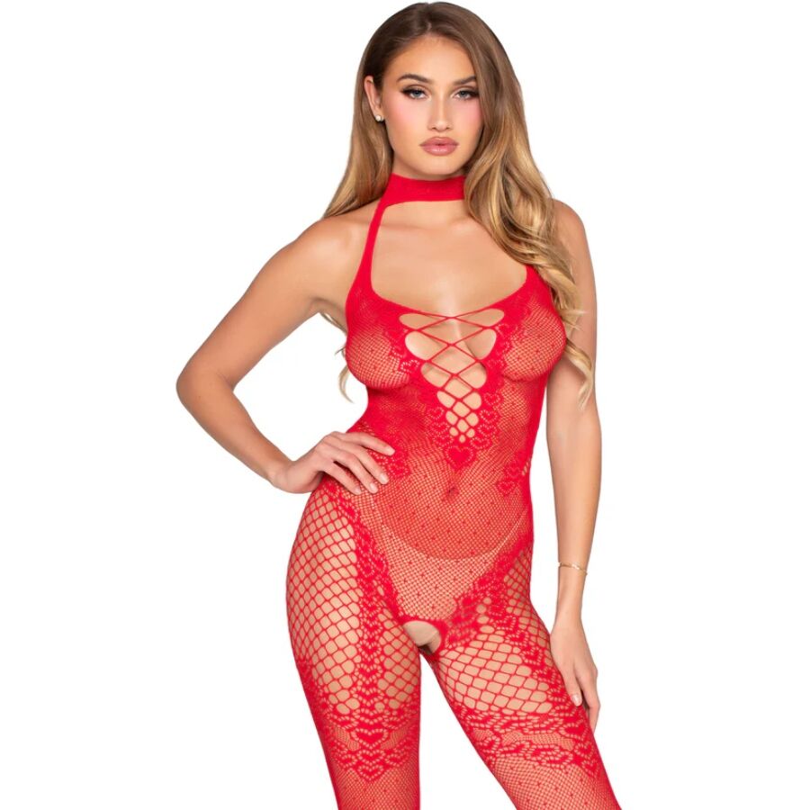 img_216604_7b02c8563d15981928efd481a8c96588_1.jpg LEG AVENUE - 89336 BODYSTOCKING SIN ENTREPIERNA ROJO - TALLA ÚNICA - Imagen 1