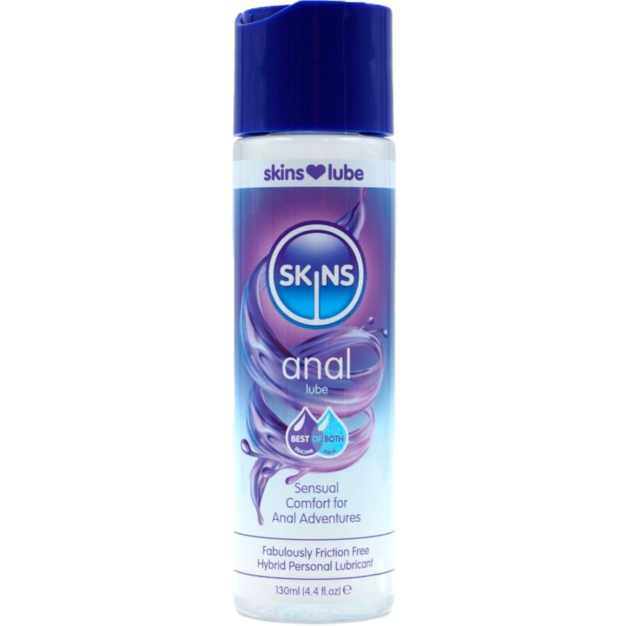img_217185_9f94f540c9b45f4913a079dfbb5fb43b_1.jpg SKINS - ANAL HYBRID WATER SILICONE-BASED LUBRICANT 130 ML - Imagen 1